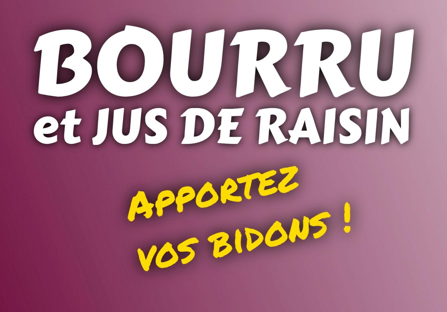 Allier Vente de bourru et de jus de raisin au Domaine Gardien