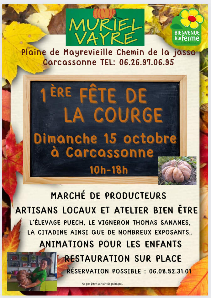 Puy de Dôme : Fête de la Courge 15 octobre 2023 - Muriel VAYRE à