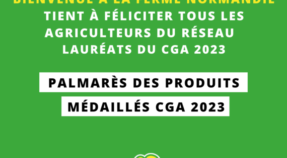 Palmares CGA 2023 Concours General Agricole